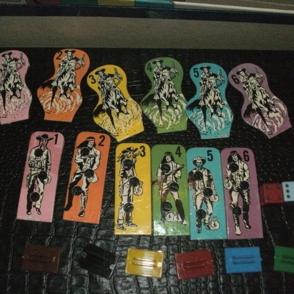 Vintage 60s Collectible The Virginian TV Show Board Game Transogram 99% Complete - Picture 6 of 15